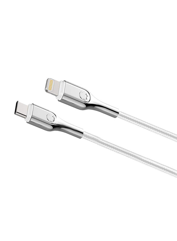Cygnett 10-cm Armored Lightning Cable, High-Speed USB Type-C Male to Lightning for Apple Devices, CY2798PCCCL, White
Cygnett 10-cm Armored Lightning Cable, High-Speed USB Type-C Male to Lightning for Apple Devices, CY2798PCCCL, White