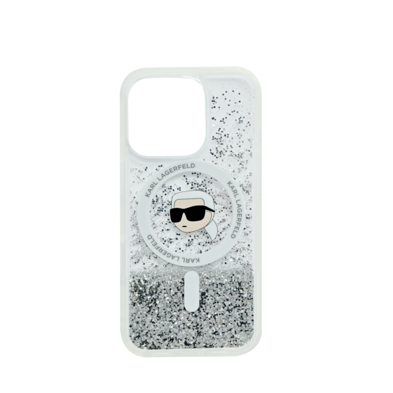 N/a Karl Lagerfeld Magsafe Liquid Glitter Hard Case with Karl Head For iPhone 16 Pro - Clear
N/a Karl Lagerfeld Magsafe Liquid Glitter Hard Case with Karl Head For iPhone 16 Pro - Clear