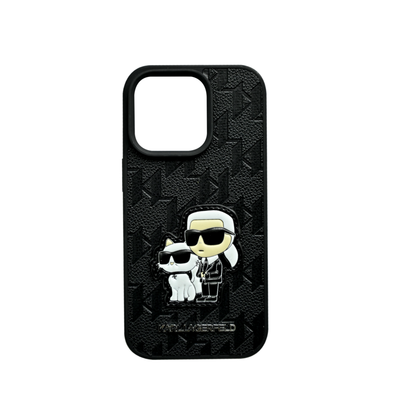 N/a Karl Lagerfeld Monogram PU Hard Case with Karl & Choupette Head For iPhone 16 Pr o - Black
N/a Karl Lagerfeld Monogram PU Hard Case with Karl & Choupette Head For iPhone 16 Pr o - Black