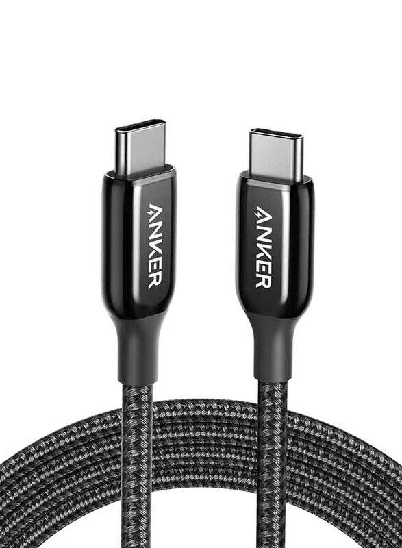 Anker 6-Feet PowerLine+ III USB Type-C Cable, USB Type-C to USB Type-C for Suitable Devices, AN.A8863H11.BK, Black
Anker 6-Feet PowerLine+ III USB Type-C Cable, USB Type-C to USB Type-C for Suitable Devices, AN.A8863H11.BK, Black