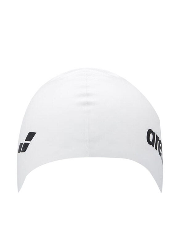 Arena Classic Silicone Swimming Cap, White