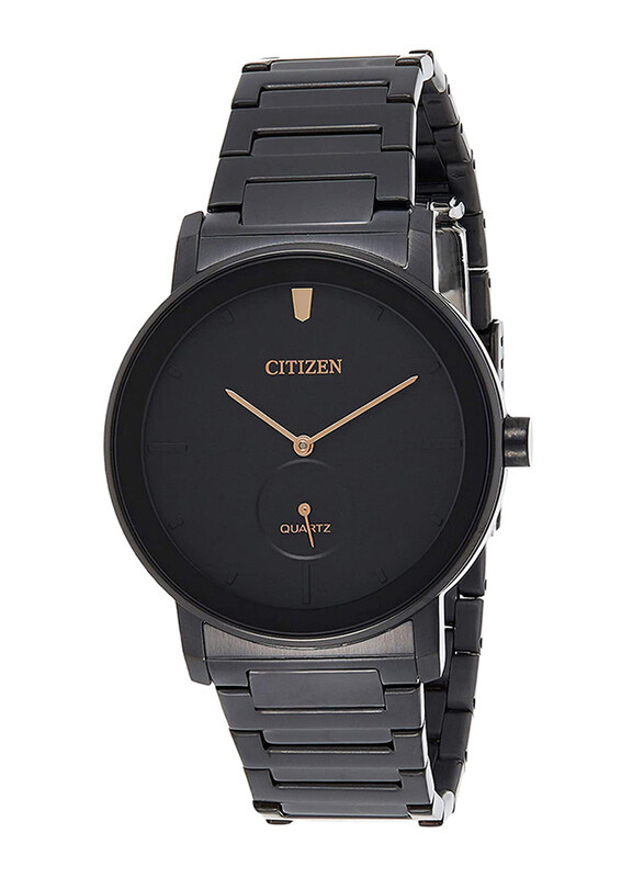 Citizen Analog Quartz Watch for Men with Stainless Steel Band, Water Resistant, BE9187-53E, Black
Citizen Analog Quartz Watch for Men with Stainless Steel Band, Water Resistant, BE9187-53E, Black