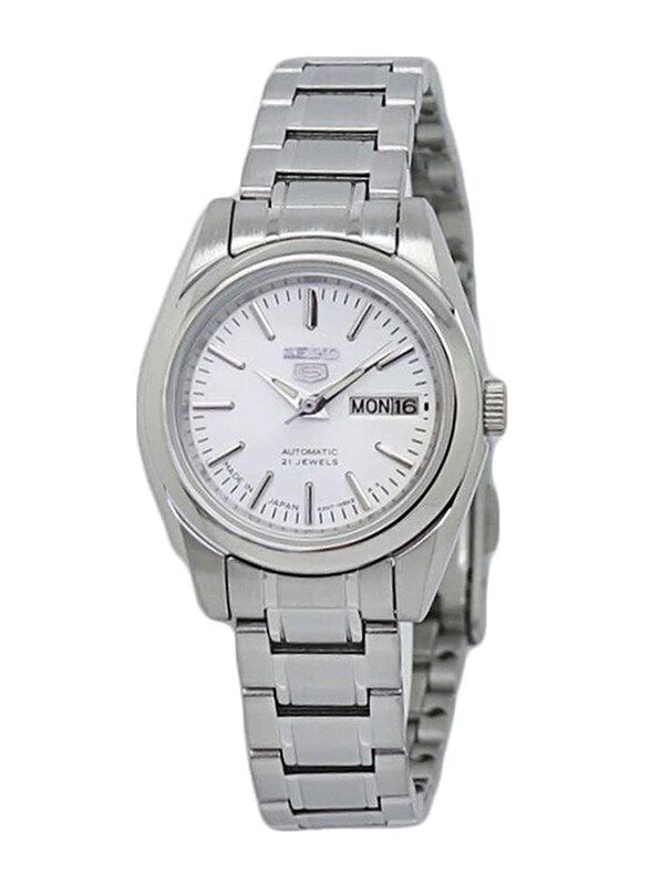 Seiko Analog Watch for Women with Stainless Steel Band, Water Resistant, SYMK13J1, Silver-White
Seiko Analog Watch for Women with Stainless Steel Band, Water Resistant, SYMK13J1, Silver-White