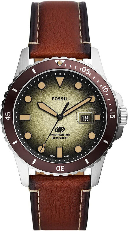 Fossil Analog Quartz Dive-Inspired Casual Watch for Men with Leather Band, Water Resistant, FS5960, Brown-Green
Fossil Analog Quartz Dive-Inspired Casual Watch for Men with Leather Band, Water Resistant, FS5960, Brown-Green