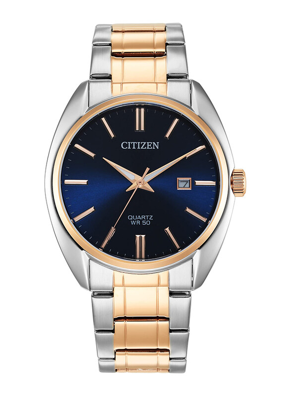 Citizen Analog Watch for Men with Stainless Steel Band, Water Resistant and Chronograph, BI5104-57L, Silver/Gold-Blue
Citizen Analog Watch for Men with Stainless Steel Band, Water Resistant and Chronograph, BI5104-57L, Silver/Gold-Blue