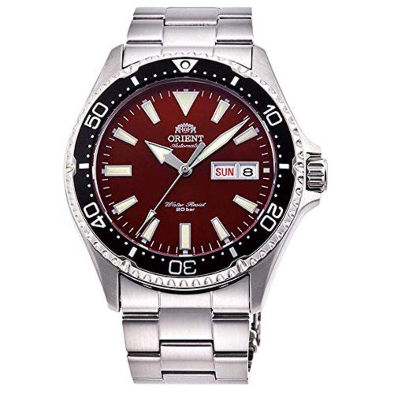 Orient Analog Watch for Men with Stainless Steel Band, RA-AA0003R19B, Silver-Red
Orient Analog Watch for Men with Stainless Steel Band, RA-AA0003R19B, Silver-Red