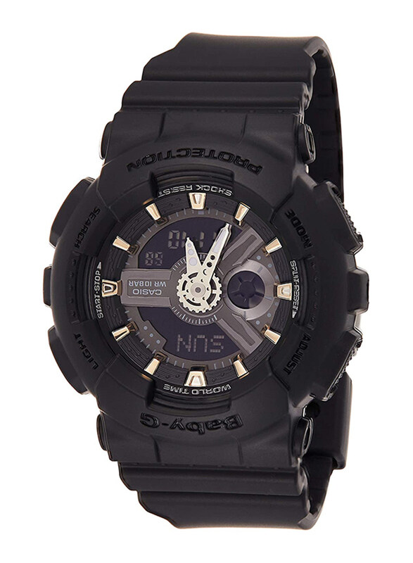 Casio Baby G Analog/Digital Quartz Watch for Women with Resin Band, Water Resistant, BA-110GA-1ADR, Black
Casio Baby G Analog/Digital Quartz Watch for Women with Resin Band, Water Resistant, BA-110GA-1ADR, Black