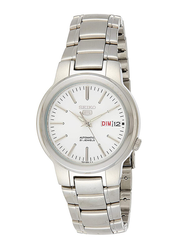 Seiko Automatic Analog Watch for Men with Stainless Steel Band, Water Resistant, SNKA01K1, Silver-White
Seiko Automatic Analog Watch for Men with Stainless Steel Band, Water Resistant, SNKA01K1, Silver-White