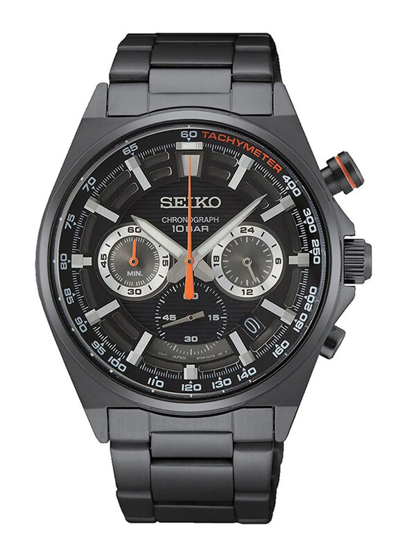 Seiko Analog Watch for Men's with Stainless Steel Band, Water Resistance, SSB397P1, Black
Seiko Analog Watch for Men's with Stainless Steel Band, Water Resistance, SSB397P1, Black