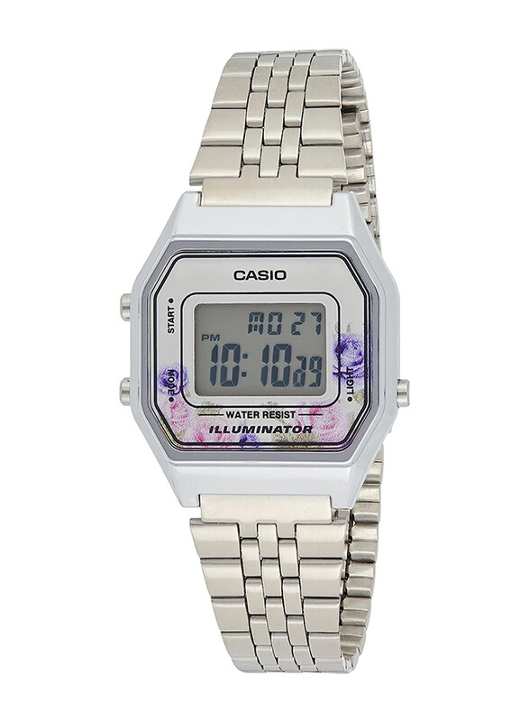 Casio Illuminator Digital Watch for Unisex with Stainless Steel Band, Water Submerge Resistant, Grey/Silver
Casio Illuminator Digital Watch for Unisex with Stainless Steel Band, Water Submerge Resistant, Grey/Silver