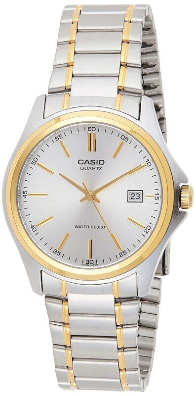 Casio Analog Watch for Men with Stainless Steel Band, Water Resistant, MTP-1183G-7A, Silver-Silver/Gold
Casio Analog Watch for Men with Stainless Steel Band, Water Resistant, MTP-1183G-7A, Silver-Silver/Gold