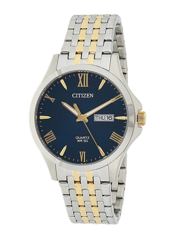 Citizen Quartz Analog Watch for Men with Stainless Steel Band, Water Resistant with Chronograph, BF2024-50L, Silver-Blue
Citizen Quartz Analog Watch for Men with Stainless Steel Band, Water Resistant with Chronograph, BF2024-50L, Silver-Blue