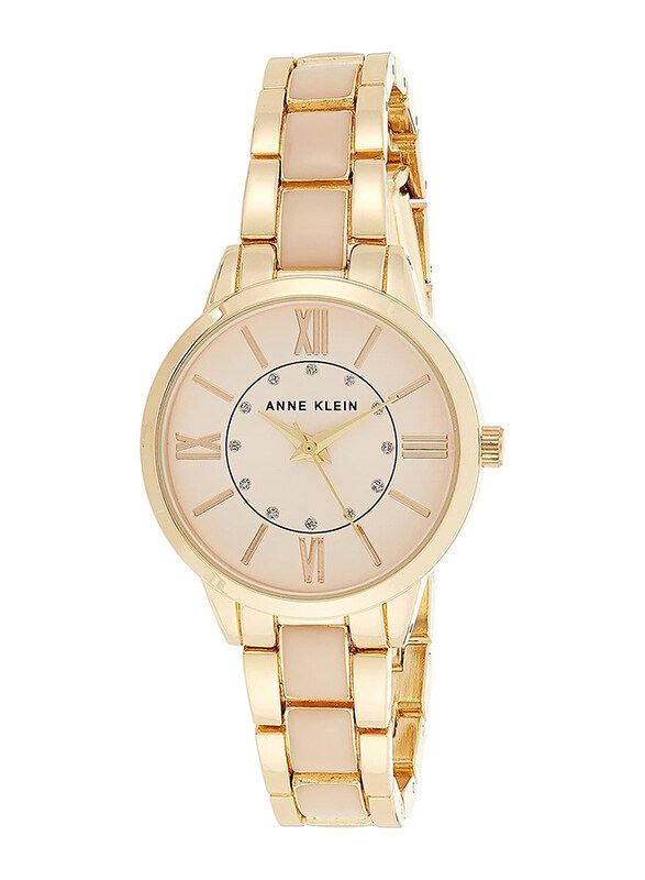 Anne Klein Analog Glitter Accented Bracelet Watch for Women with Stainless Steel Band, Water Resistant with Chronograph, AK3666BHGB, Gold-Blush Pink
Anne Klein Analog Glitter Accented Bracelet Watch for Women with Stainless Steel Band, Water Resistant with Chronograph, AK3666BHGB, Gold-Blush Pink