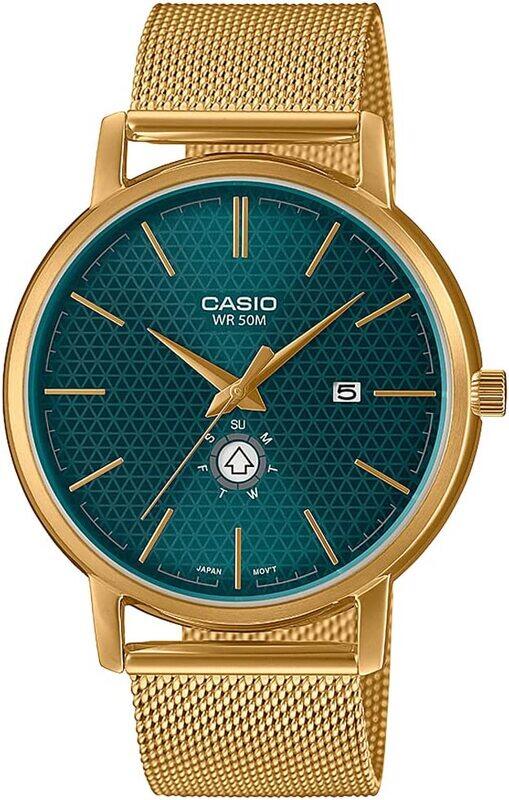 Casio Analog/Digital Watch for Men with Stainless Band, Water Resistant, MTP-B125MG-3AVDF, Gold/Green
Casio Analog/Digital Watch for Men with Stainless Band, Water Resistant, MTP-B125MG-3AVDF, Gold/Green