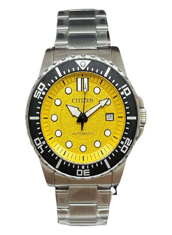 Citizen Analog Watch for Men with Stainless Steel Band, Water Resistant, NJ0170-83Z, Yellow/Silver
Citizen Analog Watch for Men with Stainless Steel Band, Water Resistant, NJ0170-83Z, Yellow/Silver