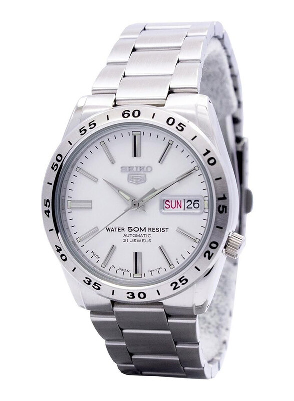 Seiko Analog Watch for Men with Stainless Steel Band, Water Resistant, Snkd97J1, Silver/White
Seiko Analog Watch for Men with Stainless Steel Band, Water Resistant, Snkd97J1, Silver/White
