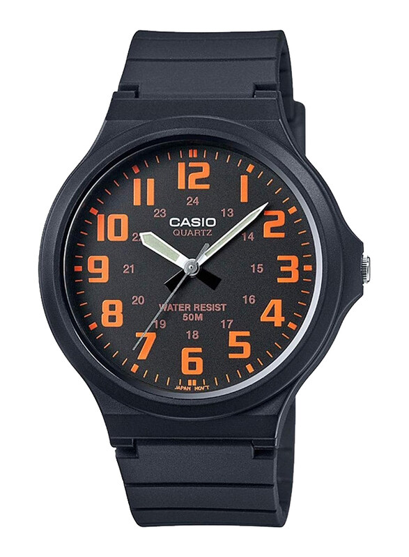 Casio Analog Watch for Men with Resin Band, Water Resistant, MW-240-4BVEF, Black/Black
Casio Analog Watch for Men with Resin Band, Water Resistant, MW-240-4BVEF, Black/Black