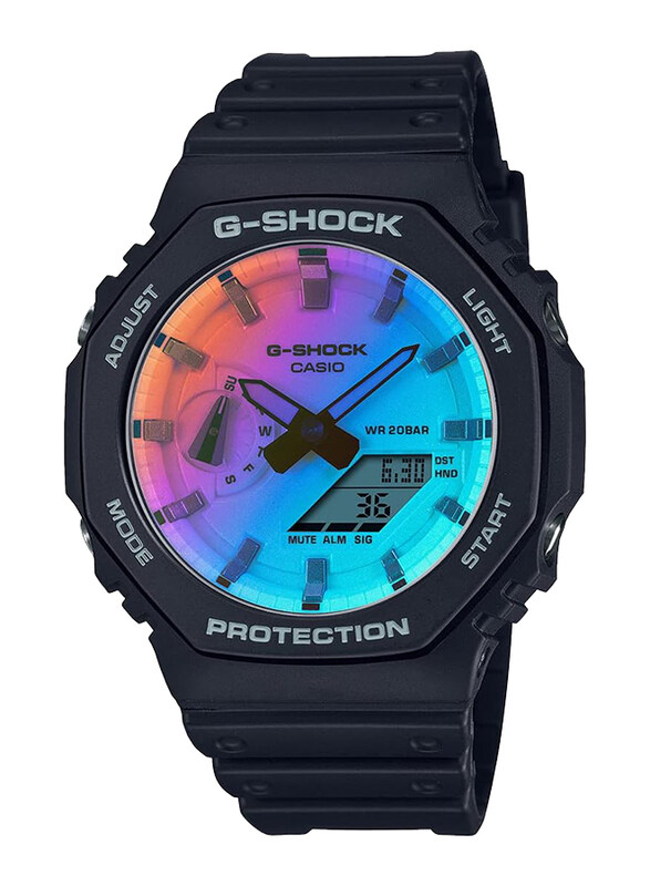 Casio Analog-Digital Watch for Men with Resin Band, Water Resistant, GA-2100SR-1ADR, Black
Casio Analog-Digital Watch for Men with Resin Band, Water Resistant, GA-2100SR-1ADR, Black