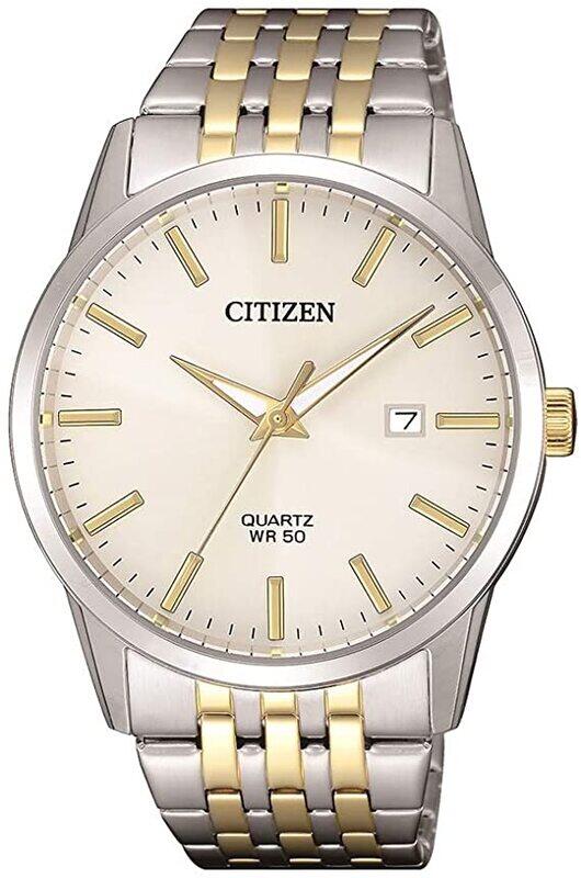 Citizen Dress Analog Watch for Men with Stainless Steel Band, Water Resistant, BI5006-81P, Silver/Gold-White
Citizen Dress Analog Watch for Men with Stainless Steel Band, Water Resistant, BI5006-81P, Silver/Gold-White