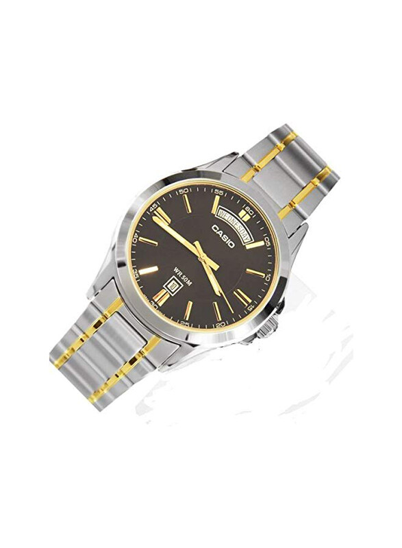 Casio Analog Quartz Watch for Men with Stainless Steel Band, Splash Resistant, MTP-1381G-1AVDF, Silver-Brown
Casio Analog Quartz Watch for Men with Stainless Steel Band, Splash Resistant, MTP-1381G-1AVDF, Silver-Brown
