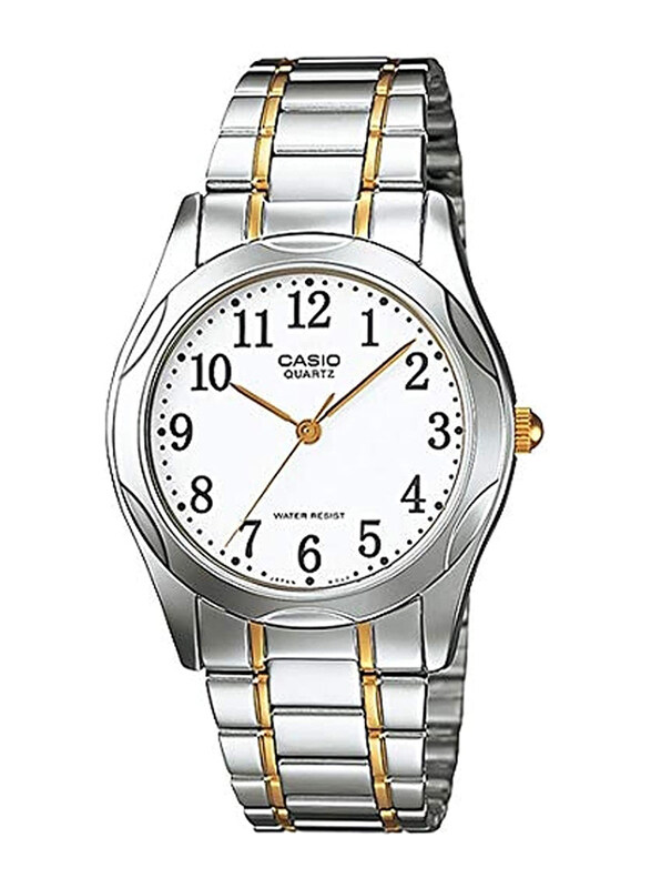 Casio Analog Watch for Men with Stainless Steel Band, Water Resistant, MTP-1275SG-7BDF, White/Silver
Casio Analog Watch for Men with Stainless Steel Band, Water Resistant, MTP-1275SG-7BDF, White/Silver