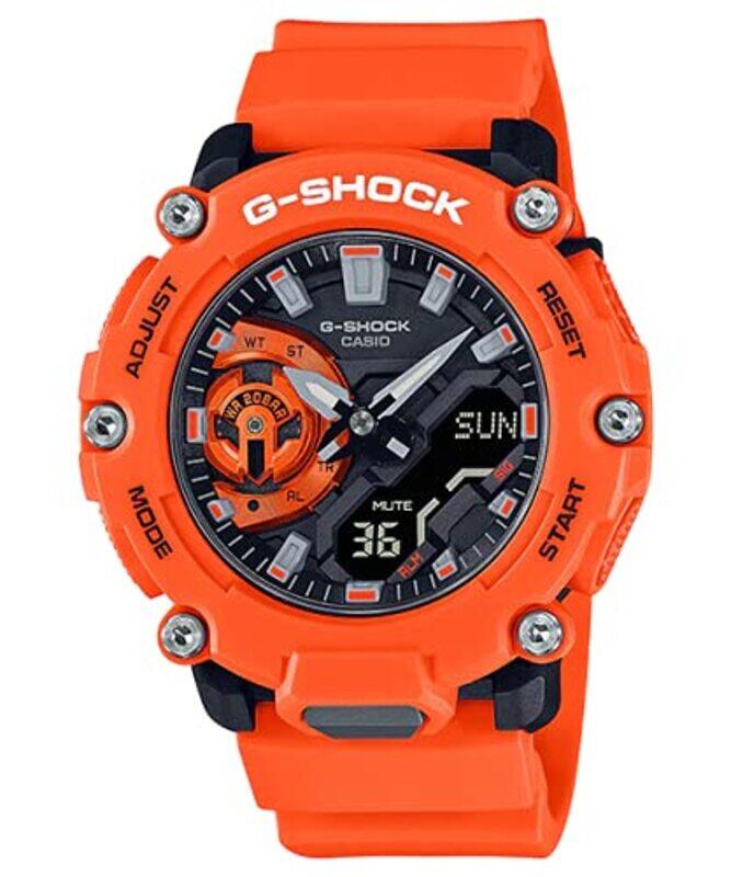 Casio Analog/Digital Watch for Men with Resin Band, GA-2200M-4ADR, Orange-Orange
Casio Analog/Digital Watch for Men with Resin Band, GA-2200M-4ADR, Orange-Orange