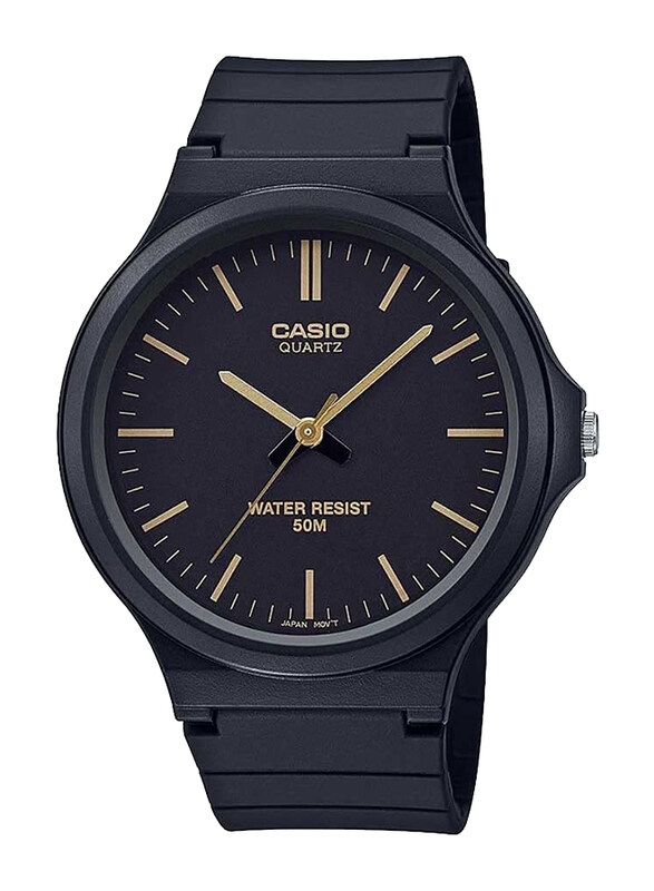 Casio Analog Watch for Men with Resin Band, Water Resistant, MW-240-1E2VDF, Black/Black
Casio Analog Watch for Men with Resin Band, Water Resistant, MW-240-1E2VDF, Black/Black