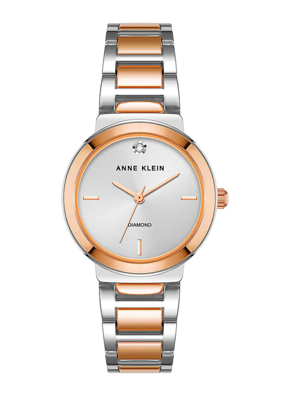 Anne Klein Diamond Dial Genuine Bracelet Analog Watch for Women with Stainless Steel Band, Water Resistant with Chronograph, AK3979SVTT, Silver-Rose G
Anne Klein Diamond Dial Genuine Bracelet Analog Watch for Women with Stainless Steel Band, Water Resistant with Chronograph, AK3979SVTT, Silver-Rose G