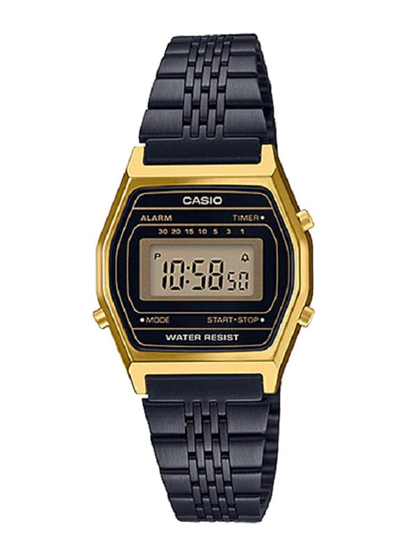 Casio Digital Watch for Women with Stainless Steel Band, Water Resistant, LA690WGB-1DF, Black
Casio Digital Watch for Women with Stainless Steel Band, Water Resistant, LA690WGB-1DF, Black