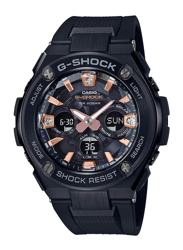 Casio G-Shock Quartz Analog/Digital Watch for Men with Resin Band, Water Resistant and Chronograph, GST-S310BDD-1ADR, Black
Casio G-Shock Quartz Analog/Digital Watch for Men with Resin Band, Water Resistant and Chronograph, GST-S310BDD-1ADR, Black