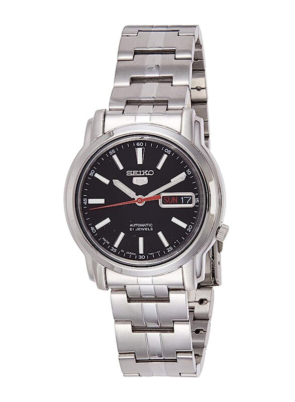 Seiko Analog Watch for Men with Stainless Steel Band, Water Resistant, SNKL83J1, Silver-Black
Seiko Analog Watch for Men with Stainless Steel Band, Water Resistant, SNKL83J1, Silver-Black
