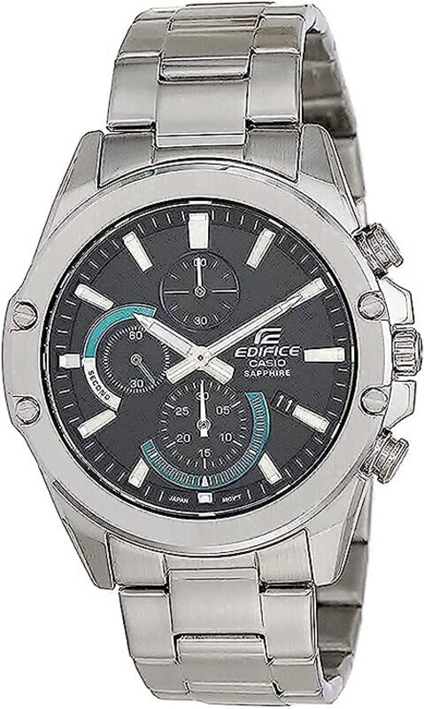 Casio Analog Watch for Men with Stainless Steel Band, Water Resistant and Chronograph, EFR-S567D-1AVUDF-1, Silver-Black
Casio Analog Watch for Men with Stainless Steel Band, Water Resistant and Chronograph, EFR-S567D-1AVUDF-1, Silver-Black
