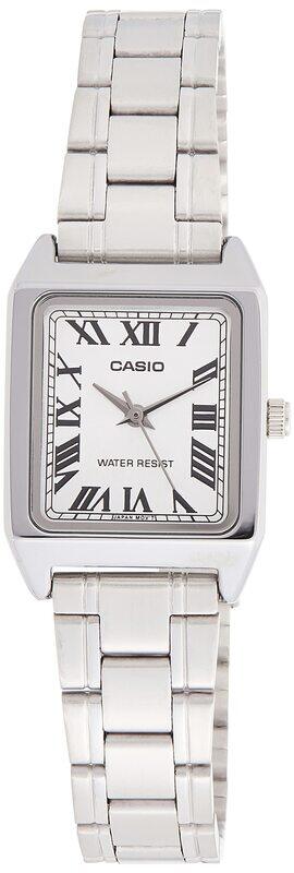 Casio Analog Watch for Women with Stainless Steel Band, Water Resistant, LTP-V007D-7B, Silver-Silver
Casio Analog Watch for Women with Stainless Steel Band, Water Resistant, LTP-V007D-7B, Silver-Silver
