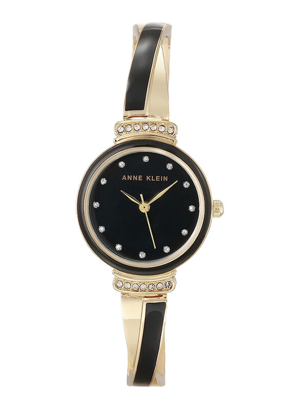 Anne Klein Premium Crystal Accented Bangle Analog Watch for Women with Stainless Steel Band, Water Resistant with Chronograph, AK3740BKGB, Gold-Black
Anne Klein Premium Crystal Accented Bangle Analog Watch for Women with Stainless Steel Band, Water Resistant with Chronograph, AK3740BKGB, Gold-Black