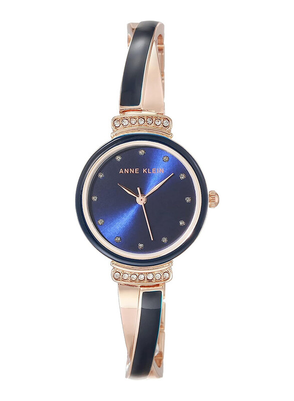 Anne Klein Premium Crystal Accented Bangle Analog Watch for Women with Stainless Steel Band, Water Resistant with Chronograph, AK3740NVRG-1, Rose Gold
Anne Klein Premium Crystal Accented Bangle Analog Watch for Women with Stainless Steel Band, Water Resistant with Chronograph, AK3740NVRG-1, Rose Gold