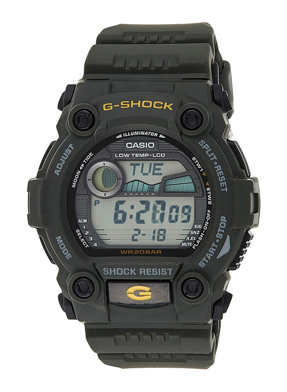 Casio G-Shock Digital Quartz Watch for Men with Resin Band, Water Resistant, G-7900-3DR (G262), Black-Grey
Casio G-Shock Digital Quartz Watch for Men with Resin Band, Water Resistant, G-7900-3DR (G262), Black-Grey