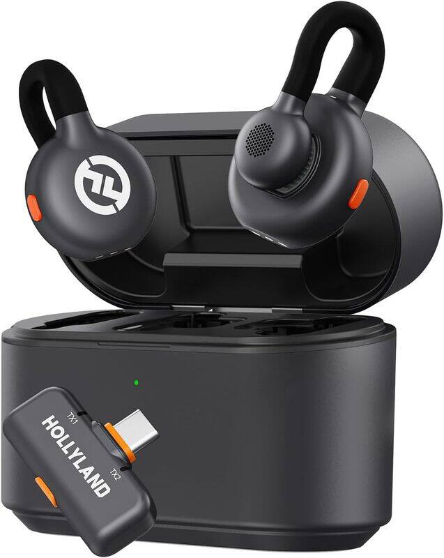 Hollyland Lark M2S Wireless Lavalier Microphone with USB-C plug for iPhone 15/16 and Android, Titanium Clip, Plug-and-Play, Noise Cancelling, 300m Ran
Hollyland Lark M2S Wireless Lavalier Microphone with USB-C plug for iPhone 15/16 and Android, Titanium Clip, Plug-and-Play, Noise Cancelling, 300m Ran