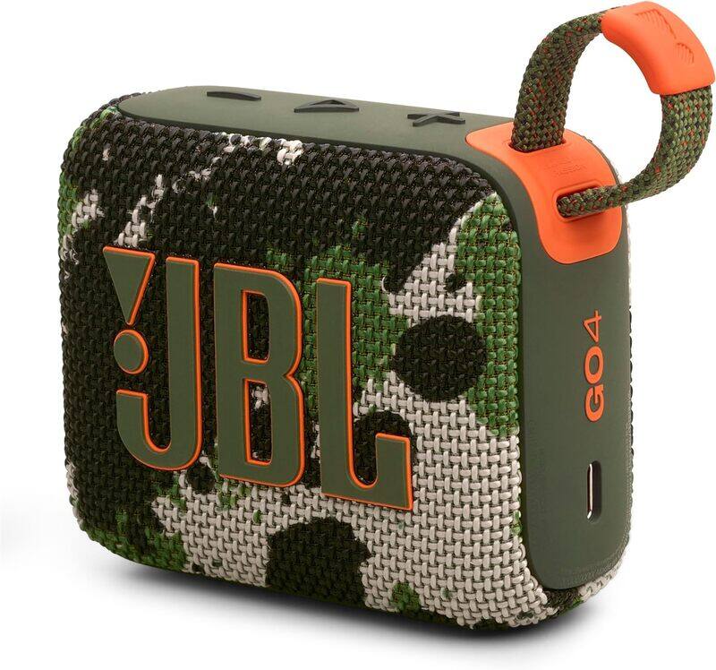 JBL Go4 Ultra-portable waterproof speaker with AURACAST, Powerful Audio, Dustproof, Wireless Bluetooth Streaming, 7 Hours of Playtime, Squad
JBL Go4 Ultra-portable waterproof speaker with AURACAST, Powerful Audio, Dustproof, Wireless Bluetooth Streaming, 7 Hours of Playtime, Squad