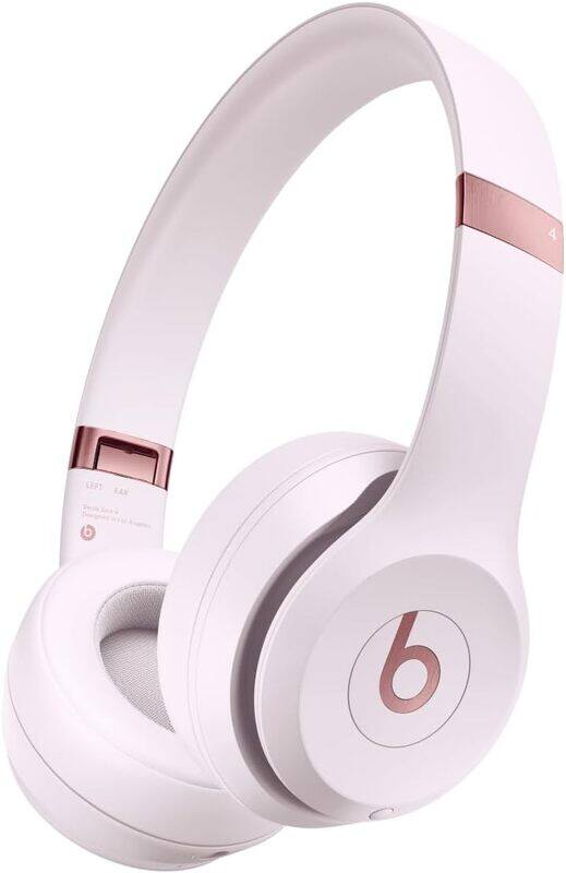 Beats Solo 4 Cloud Pink Wireless Bluetooth On-Ear Headphones, Apple & Android Compatible, Up to 50 hours of Battery Life
Beats Solo 4 Cloud Pink Wireless Bluetooth On-Ear Headphones, Apple & Android Compatible, Up to 50 hours of Battery Life