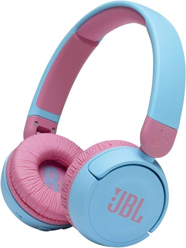 JBL JR310BT Ultra Portable Kids Wireless On-Ear Headphones with Safe Sound, Built-In Mic, 30 Hours Battery, Soft Padded Headband and Ear Cushion - Blu
JBL JR310BT Ultra Portable Kids Wireless On-Ear Headphones with Safe Sound, Built-In Mic, 30 Hours Battery, Soft Padded Headband and Ear Cushion - Blu