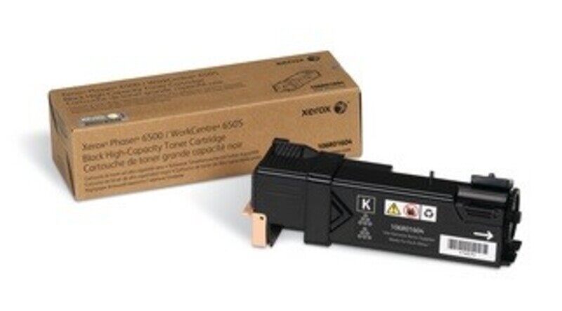 Xerox High Capacity Black Toner Cartridge for Phaser 6500 and WorkCentre 6505
Xerox High Capacity Black Toner Cartridge for Phaser 6500 and WorkCentre 6505