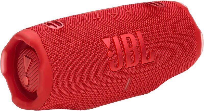 JBL Charge 6 Portable Waterproof Bluetooth Speaker with Power Bank & Auracast, 28H Playtime, Fast Charging, Drop-Proof Design, Powerful Sound, Red
JBL Charge 6 Portable Waterproof Bluetooth Speaker with Power Bank & Auracast, 28H Playtime, Fast Charging, Drop-Proof Design, Powerful Sound, Red