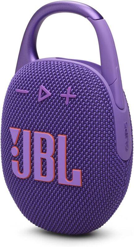 JBL Clip 5 Ultra-portable waterproof speaker with AURACAST, Powerful Audio, Dustproof, Wireless Bluetooth Streaming, 12 Hours of Playtime, Purple
JBL Clip 5 Ultra-portable waterproof speaker with AURACAST, Powerful Audio, Dustproof, Wireless Bluetooth Streaming, 12 Hours of Playtime, Purple