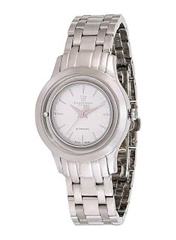 Christina Design London Analog Swiss Watch for Women with Stainless Steel Band, Water Resistance and 1 Diamond, 300SW, Silver-White
Christina Design London Analog Swiss Watch for Women with Stainless Steel Band, Water Resistance and 1 Diamond, 300SW, Silver-White