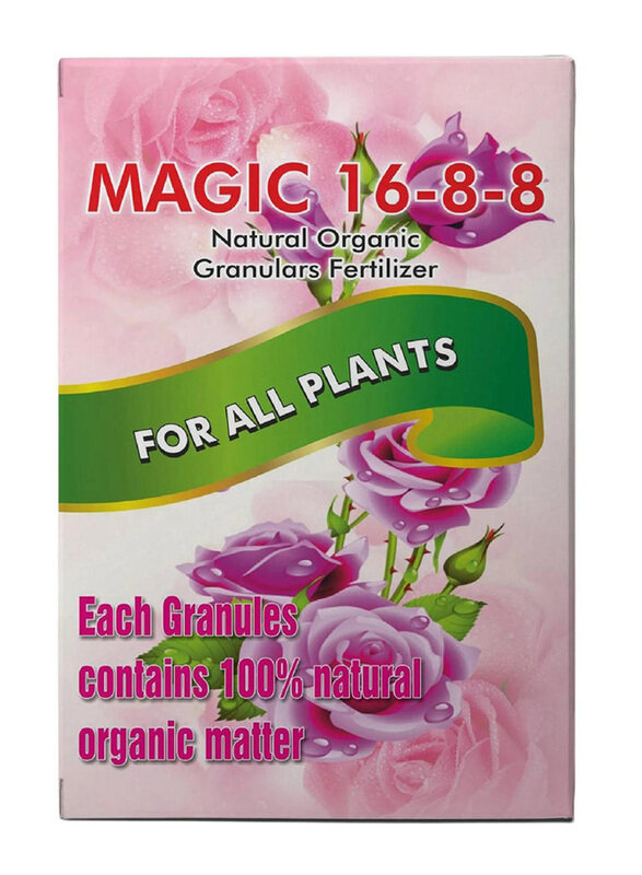 Emirates Biofert Magic 16-8-8 Organic Granular Fertilizer For All Plants 100% Natural, 300g, Pink
Emirates Biofert Magic 16-8-8 Organic Granular Fertilizer For All Plants 100% Natural, 300g, Pink