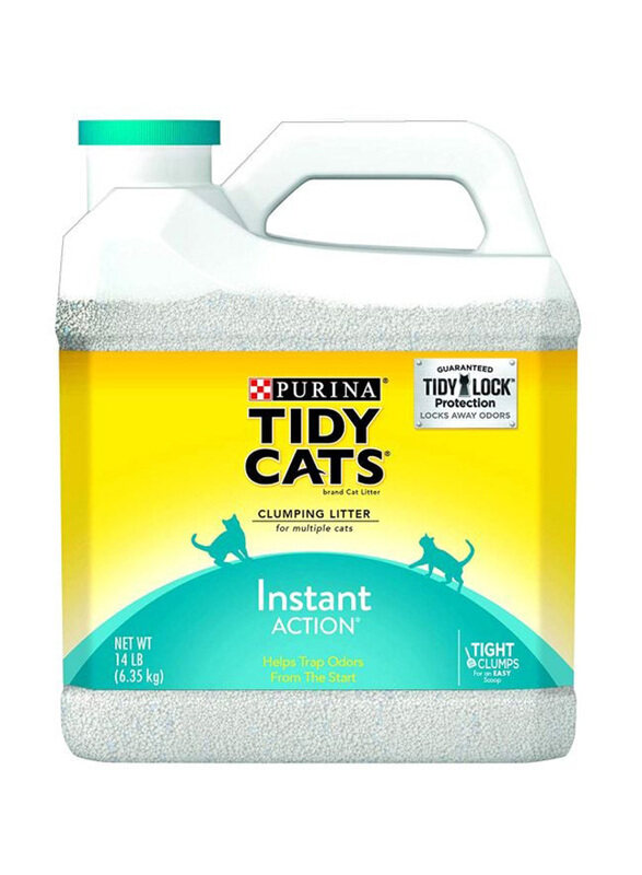 Purina Tidy Cats Instant Action Stain & Odor Remover, 6.35kg, Multicolour
Purina Tidy Cats Instant Action Stain & Odor Remover, 6.35kg, Multicolour