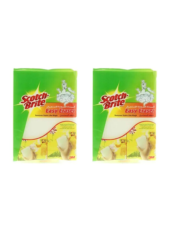 Scotch Brite Extra Coarse Large Long Lasting Cleaning Multi Surface Foam Pad Set, 2 Pieces, White
Scotch Brite Extra Coarse Large Long Lasting Cleaning Multi Surface Foam Pad Set, 2 Pieces, White