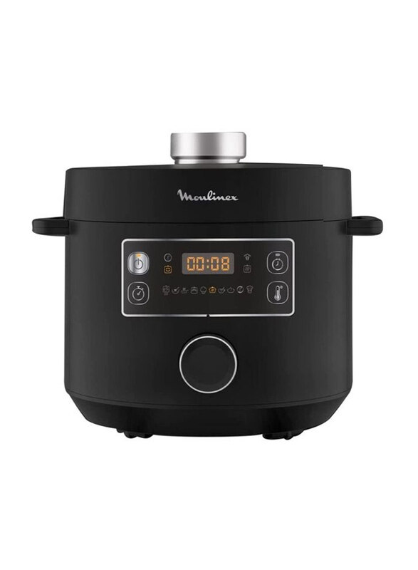 Moulinex 5L Turbo Cuisine Electrical Pressure Cooker, 1090W, CE753827, Black
Moulinex 5L Turbo Cuisine Electrical Pressure Cooker, 1090W, CE753827, Black