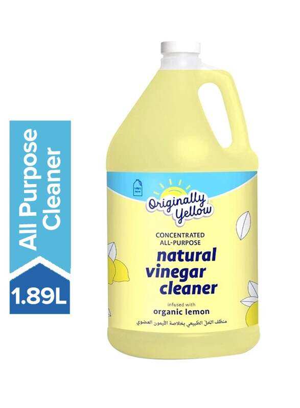 Originally Yellow Concentrated All Purpose Natural Vinegar Spray with Lemon, 1.89 Liter
Originally Yellow Concentrated All Purpose Natural Vinegar Spray with Lemon, 1.89 Liter