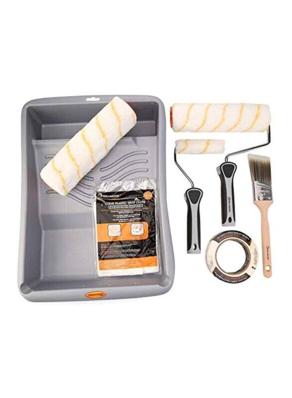 Rolling Dog Rollingdog Painting Tool Kit, B07MX61C28, 10 Piece, Beige/White/Black
Rolling Dog Rollingdog Painting Tool Kit, B07MX61C28, 10 Piece, Beige/White/Black